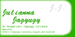 julianna jagyugy business card